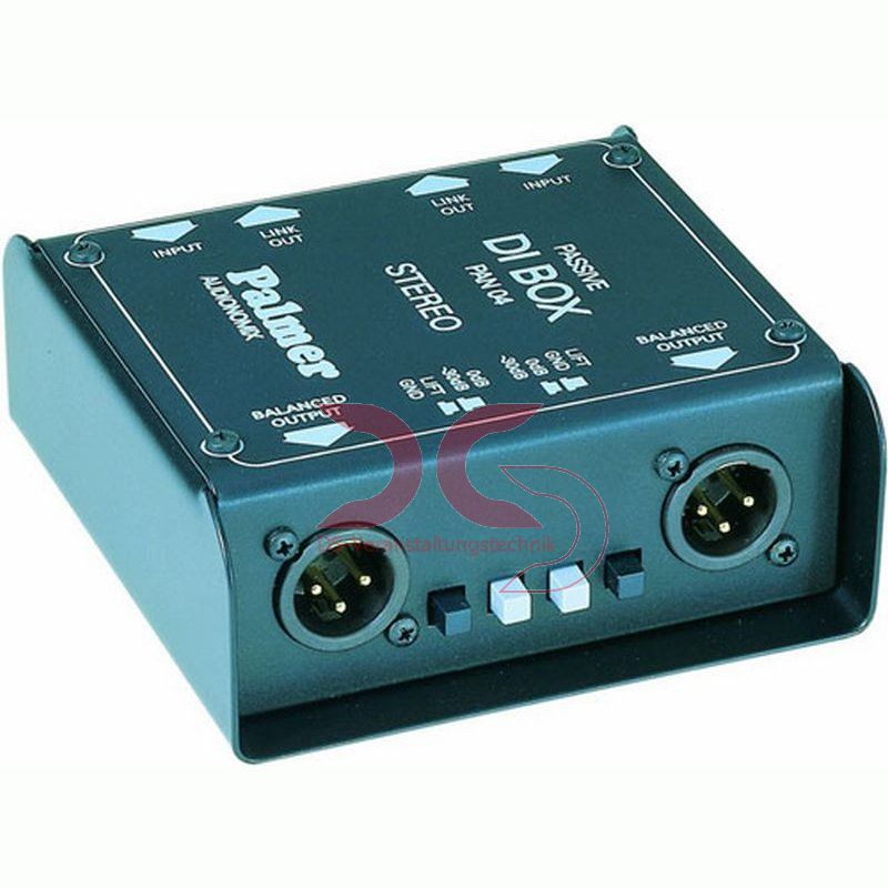 Interspace - PC Bal Box, DI-Box, 3,5mm stereo Mini Klinke- 2 male